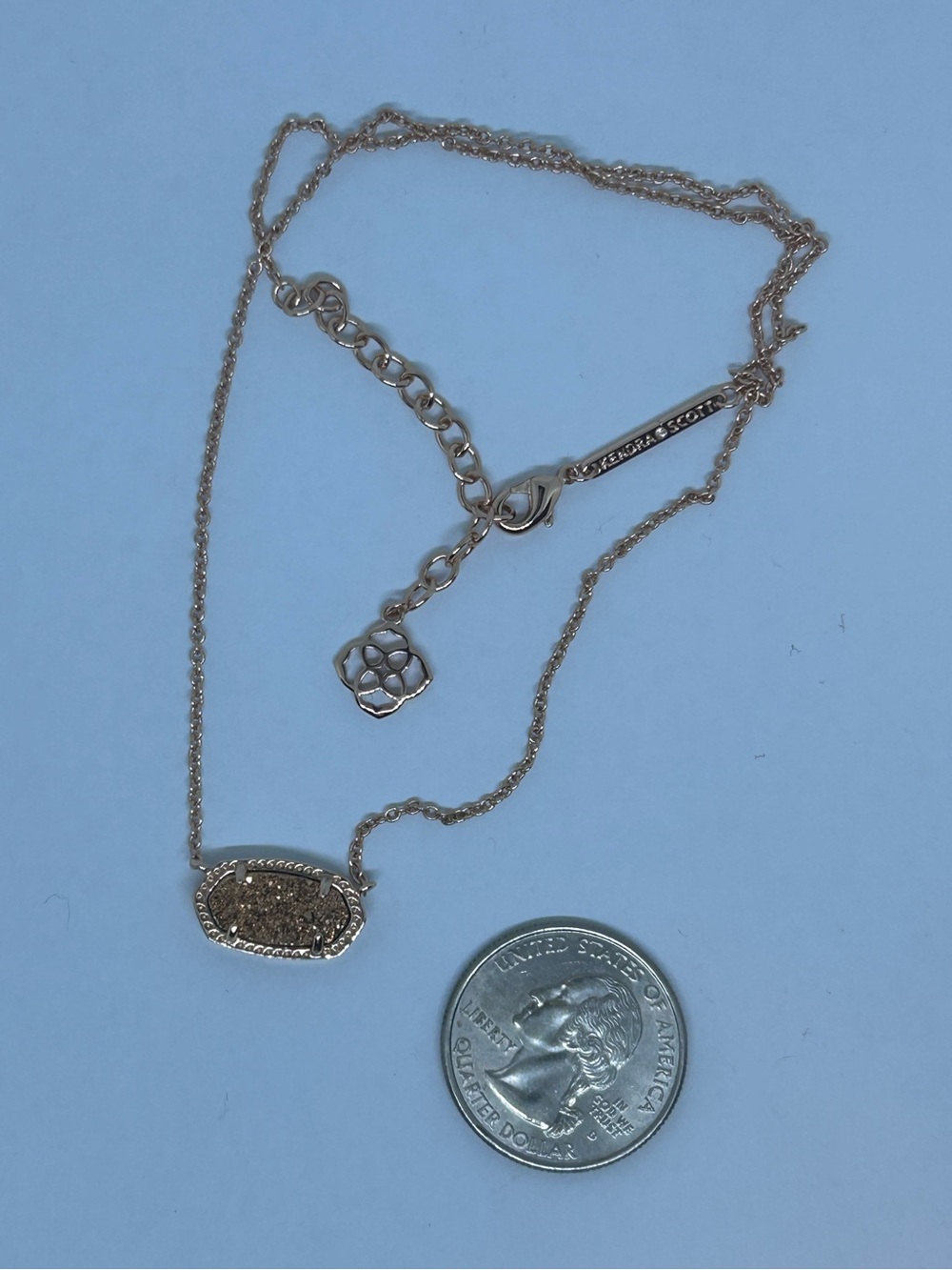 Kendra Scott Rose Gold Elisa Pendant Necklace